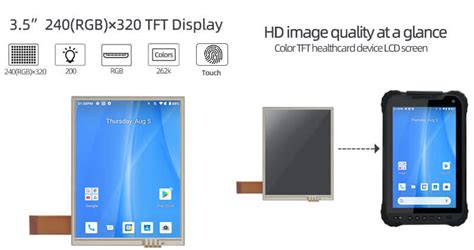 H P Utc Ortustech Inch Tft Lcd Display Transflective