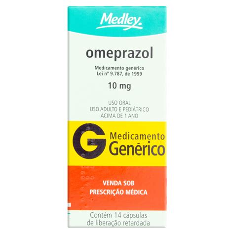 Omeprazol 10mg Medley Caixa 14 CÁpsulas Gtineanupc 7896422506533