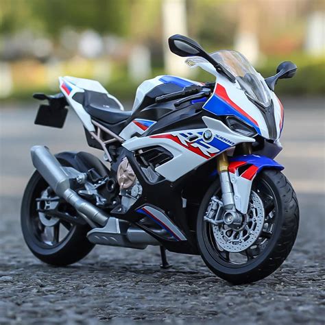 Welly Bmw S Rr Motocicleta De Carreras Simulaci N De