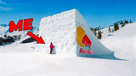 Average Skier Tries A 100ft Red Bull Jump YouTube