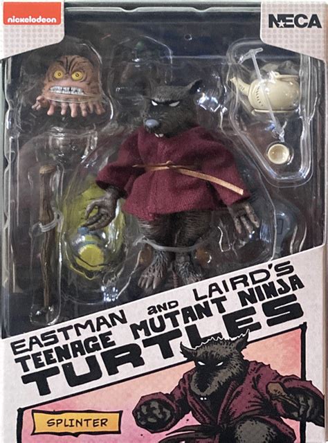 Teenage Mutant Ninja Turtles Neca Splinter Mirage Comics