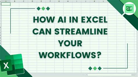 How Ai In Excel Can Streamline Your Workflows