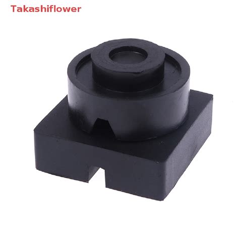 Takashiflower Universal Car Lift Jack Stand Rubber Pads Black Rubber