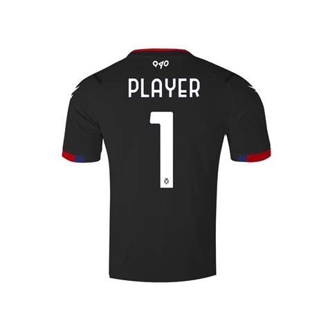 Maglia Ufficiale F C Crotone Calcio No Patch Serie A Portiere Nero