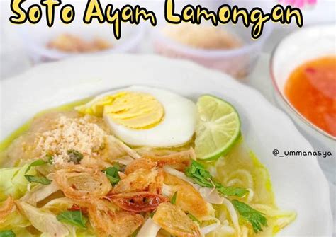 Resep Soto Ayam Lamongan Sedap Gurih Dan Nagih 🤤 Oleh Siti Khoiriyah