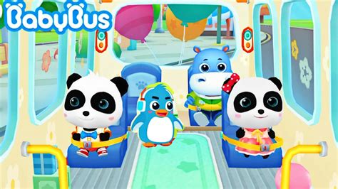 Baby Bus Cartoon For Kids Baby Bus Cute Panda Game Baby Bus Hindi