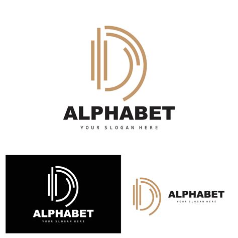 Logotipo De Letra D Diseño De Alfabeto Simple Vector De Fuente Minimalista Moderno 20474006