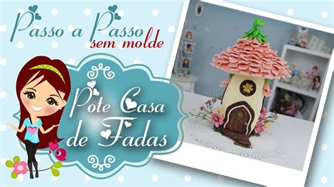 Pote Casa De Fadas De Biscuit Passo A Passo Bia Cravol DIY YouTube