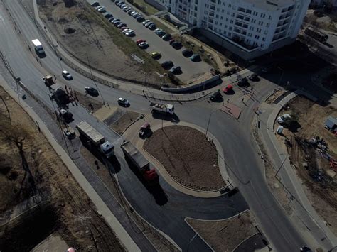 Budowa Ronda Na Ulicy Podmiejskiej W Kaliszu Kalisz Nasze Miasto