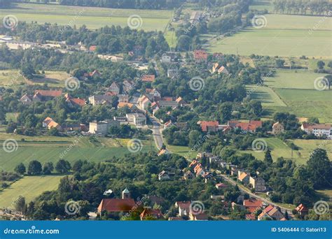 Polish village stock photo. Image of landscape, establishment - 5406444