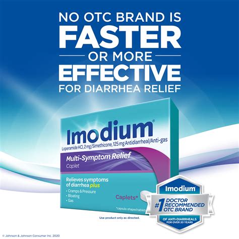 Imodium Multi Symptom Relief Caplets With Loperamide Hydrochloride And