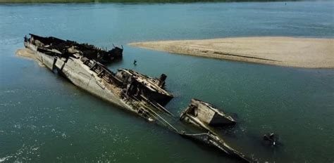 La sequía histórica reflota buques de guerra nazis en el Danubio TN