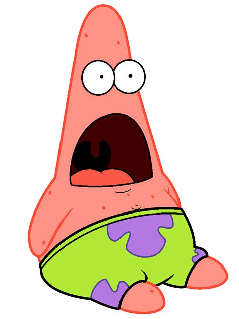 Patrick Shocked Face Meme