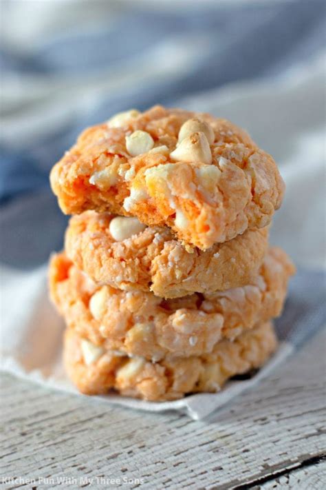 Creamsicle Orange Cookies Kitchen Fun With My Sons