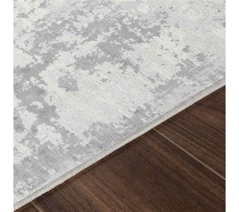 Tapis Abstrait Moderne Gris Et Ivoire X Cm Tapis Salon Et