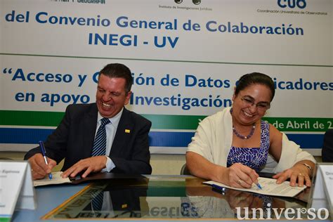 UV e INEGI renovaron convenio de colaboración DGCU