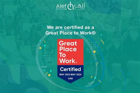 Alef Education receives 'Great Place to Work' certification