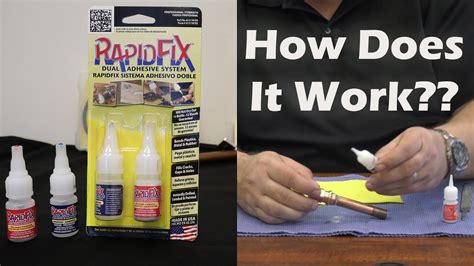 Rapidfix Dual Adhesive System Demo How It Works Youtube