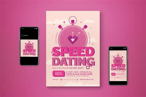 11 Creative Speed Dating Flyer Templates Download Graphic Cloud