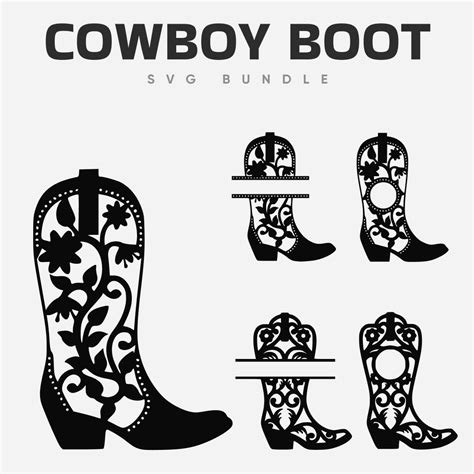 Cowboy Boot Svg Bundle Masterbundles