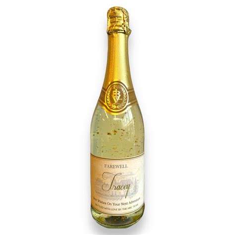 Le Vin Gold Sparkling With Château Label Boutique Le Vin