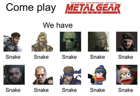 Snake : r/metalgearsolid