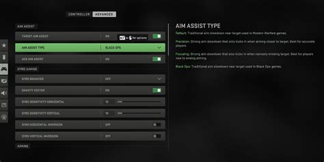 Best Aim Assist Settings Warzone Ps4