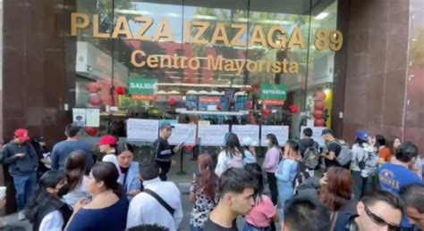 Clausuran Plaza Izazaga En El Centro De La Cdmx La Visi N De