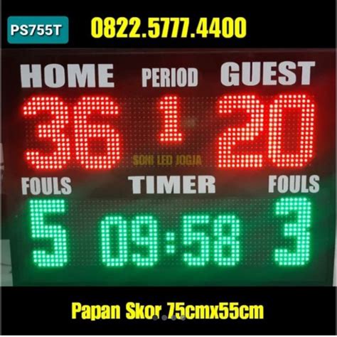 Jual Papanskor WIRELLES Skoring Scoreboard Futsal Basket Led Papan Skor