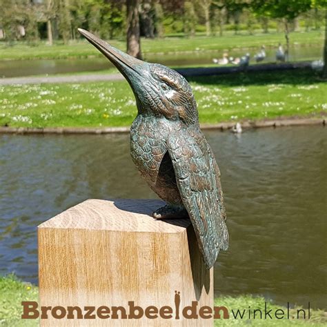 ᐅ IJsvogel beeldje in brons Bronzen ijsvogel beeld kopen