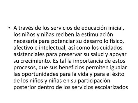 Importancia De La Educacion Inicial Ppt Descarga Gratuita