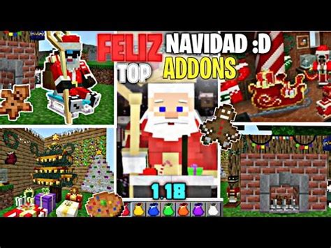 Los Mejores Addons Mods De Navidad Par Minecraft Pe Bedrock Y