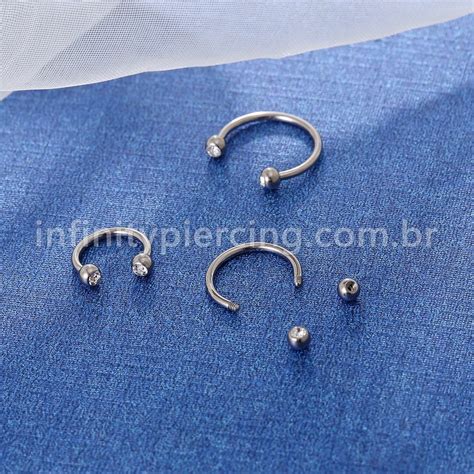 Piercing Ferradura A O Cir Rgico Infinity Piercing