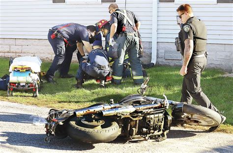 One Hurt In Saturday Motorcycle Crash