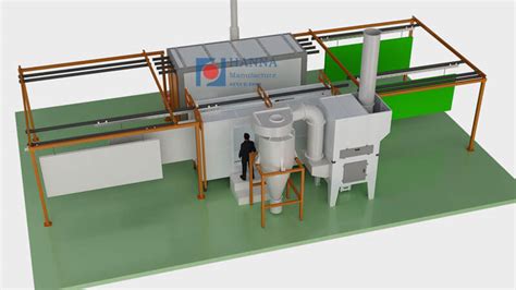 Manual Powder Coating Line Industrial Powder Coating Equipment Solution