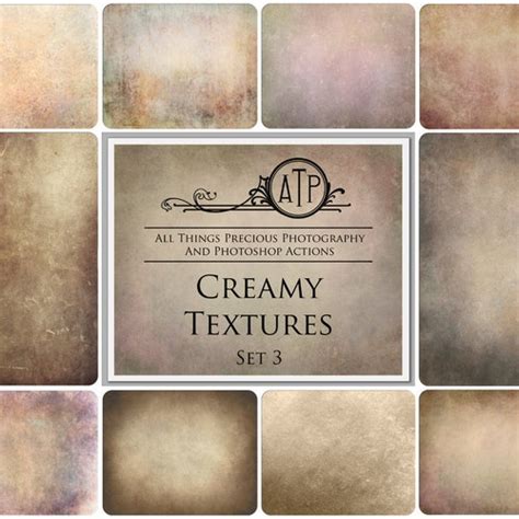 10 Fine Art Textures Creamy Set 3 Textured Scrapbooking Etsy