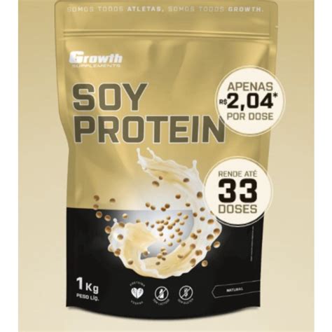 Soy Protein Prote Na Isolada De Soja Kg Chocolate Sabor Natural