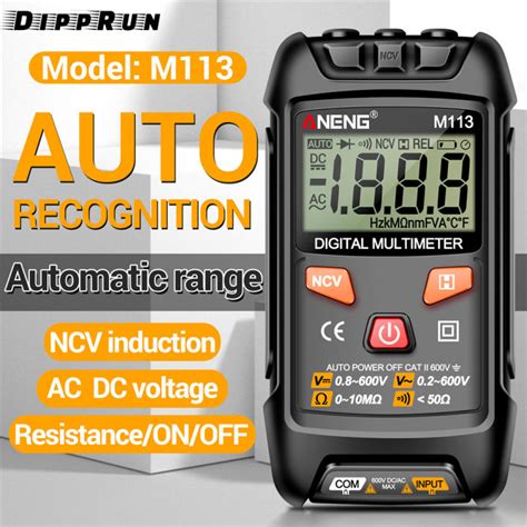 Dipprun Aneng M Mini Digital Multimeter Ac Dc Voltmeter V