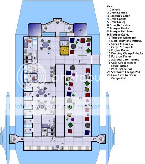 Citadel-class Cruiser Deckplan Photo by Mark-B-1 | Photobucket