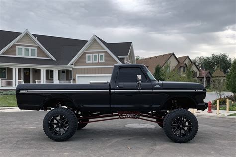 Ford F Custom Pickup Side Profile