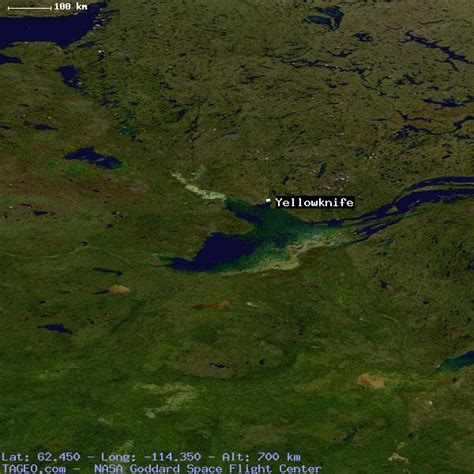 Yellowknife Northwest Territories Canada Geography Population Map