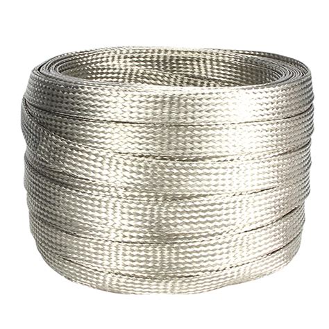 Oxygen Free Copper Wire Of Tinned Flat Copper Braided Grounding Wire