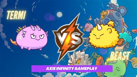 TERMI REPTILE VS PLANT AQUA BEAST AXIE INFINITY GAMEPLAY TUTORIAL