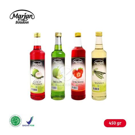 Jual Sirup Marjan Ml Syrup Marjan Botol Kaca Ml Shopee Indonesia