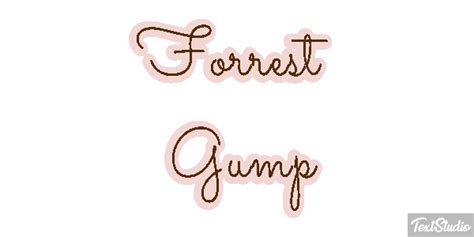 Forrest Gump Movie Animated GIF Logo Designs