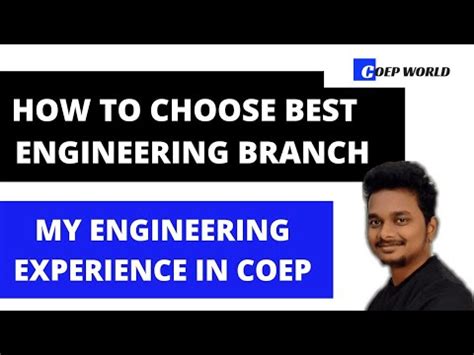 How To Choose Best Engineering Branch Mht Cet Jee Main Coep Cut