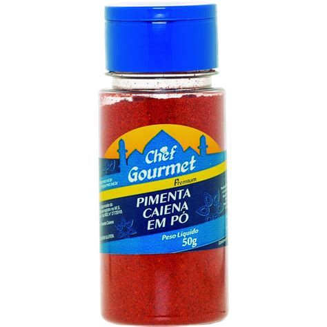 Tempero Pimenta Caiena Em Po G Chef Gourmet Submarino