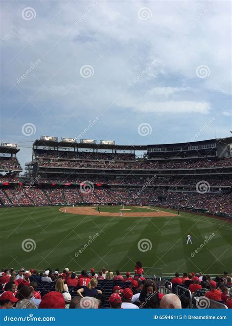 Washington National S Baseball Stadium Editorial Image - Image of