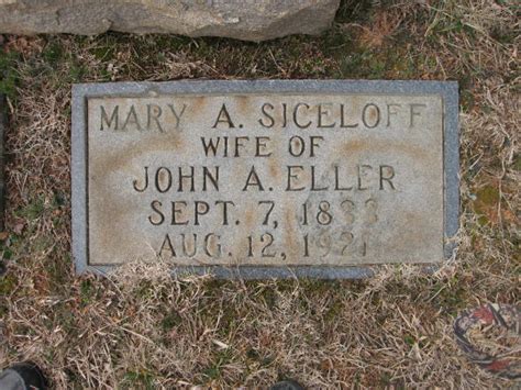 Mary Anne Polly Siceloff Eller Memorial Find A Grave