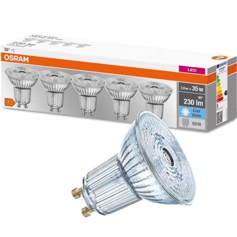 Żarówka Led Gu10 Halogen 2 6w 35w 4000k Osram 5pak Ac32701 • Cena